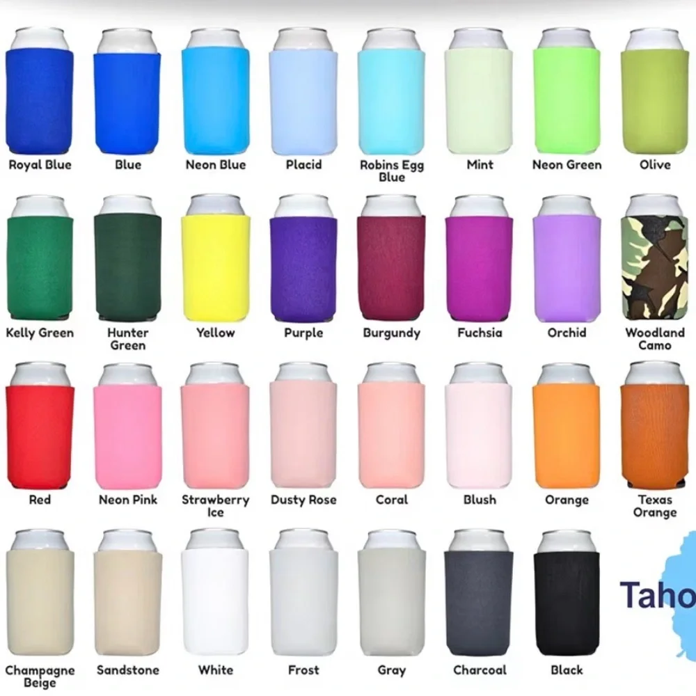 Custom Made To Order Can Koozie Personalized Drink Sleeve Live Show Only